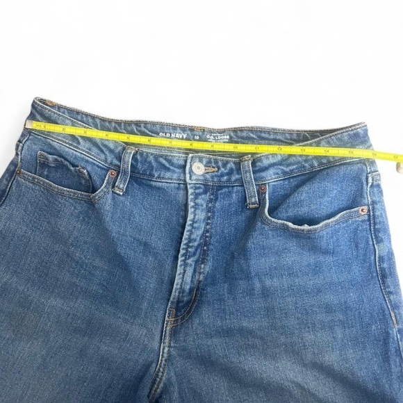 Old Navy High-Rise O.G. Loose Straight Jasmine Jeans Women’s Size 10 Denim - Picture 3 of 7